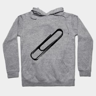 The Paperclip - black edition Hoodie